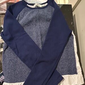 Vineyard Vines Navy and White Kids Sweatshirt
